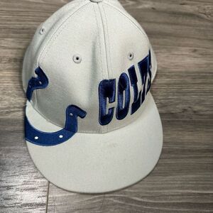 NFL colts gray and blue cap 6.5-7.5 fitted
